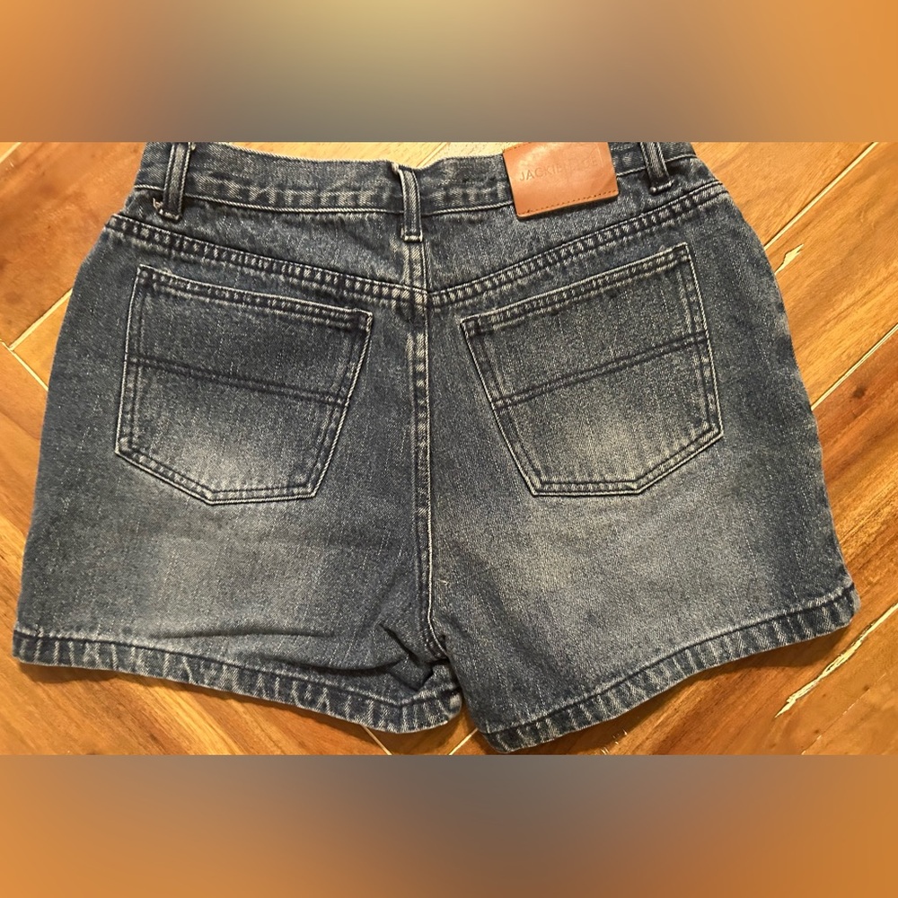 Vintage Jackie Blue Denim Shorts. Large. - Picture 3 of 6